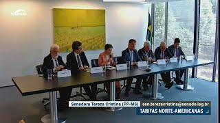 Ação de comitiva de senadores nos EUA tem balanço positivo, diz Tereza Cristina