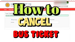 How to Cancel Bus Ticket | How to Cancel the RTC Bus Tickets | Cancel Ticket in APSRTC APP