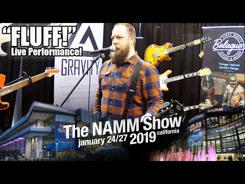 Ryan "Fluff" Bruce, Live at the Balaguer Guitars/Gravity Enclosures Booth, Winter NAMM 2019!