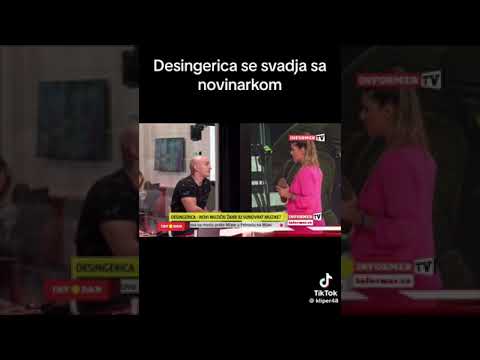 Desingerica se svadja sa novinarkom