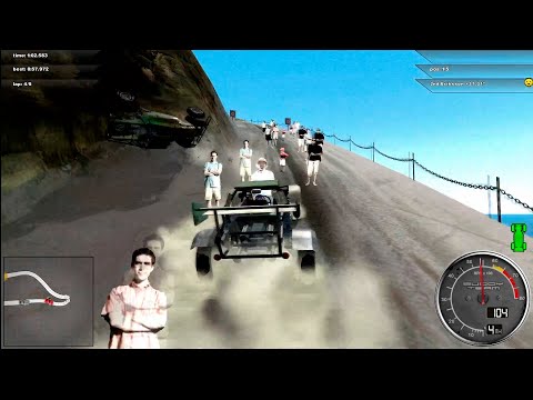 Cross Racing Championship Extreme. Walkthrough 2/4.