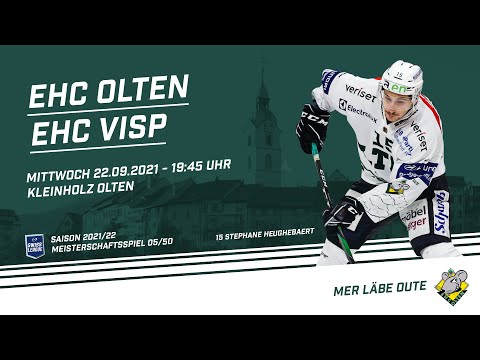 22.9.2021 EHC Olten - EHC Visp 4:3