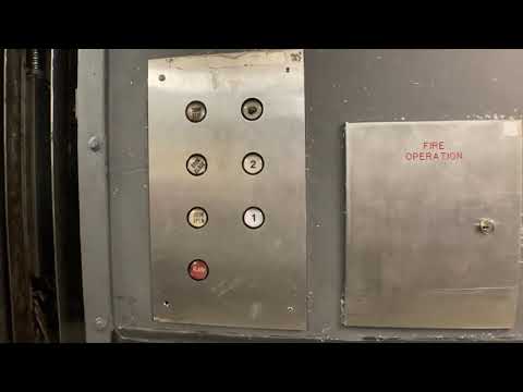 Incredibly Loud Montgomery Hydraulic Freight Elevator In South Florida
