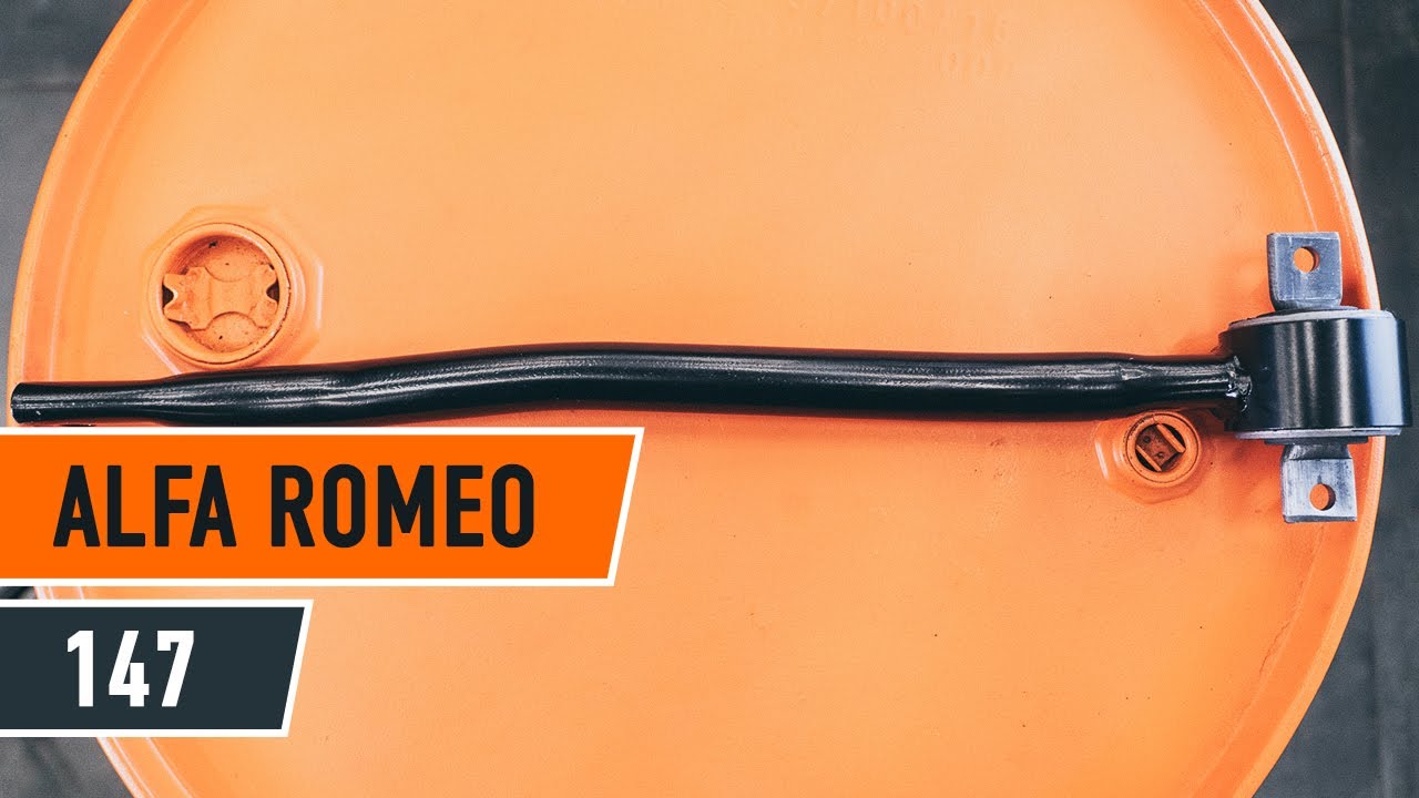 Ako vymeniť zadné spodné rameno na Alfa Romeo 147 937 – návod na výmenu