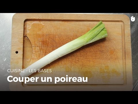 découper poireau