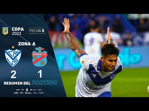 #CopaDeLaLiga 2023 | Fecha 5 | resumen de Vélez - Arsenal