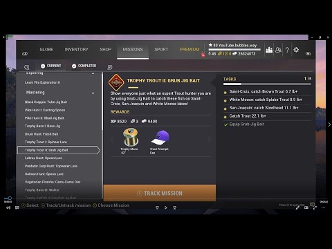 Fishing Planet Trophy Trout 2 Grub Jig Bait