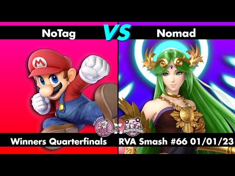 RVA Smash #66: NoTag (Mario) vs Nomad (Palutena) - Winners Quarters - Super Smash Bros Ultimate SSBU