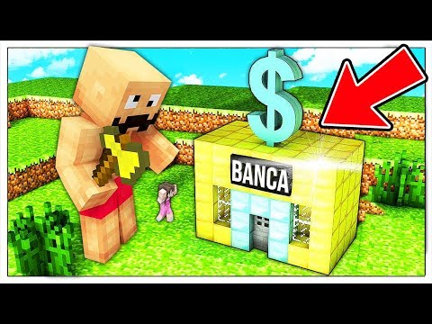 ABBIAMO COSTRUITO LA PIÙ PICCOLA BANCA DI MINECRAFT ITA!