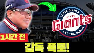 💣😱 감독이 역전에 대해 말한 것! 아무도 못 봤어! 오늘의 롯데 자이언츠 소식