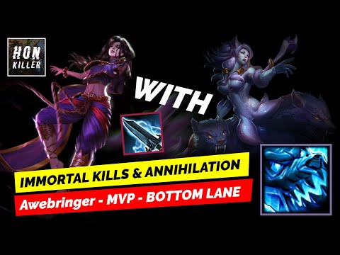 HoN Silhouette NULLFIRE BLADE with FROSTWOLF'S SKULL - MVP