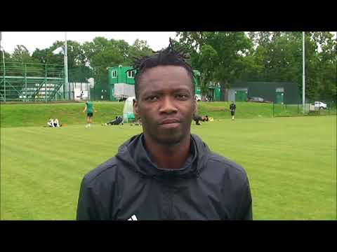 FC Levadia vs JK Narva Trans - 21st of July 2017: Aime Gando interview