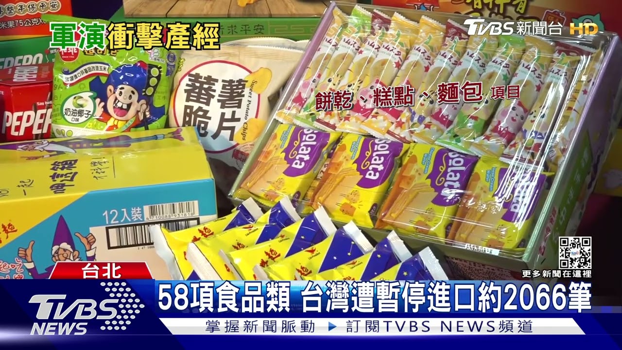 中國大陸挾怨報復?突禁台灣食品 專家:貿易需與陸脫鉤