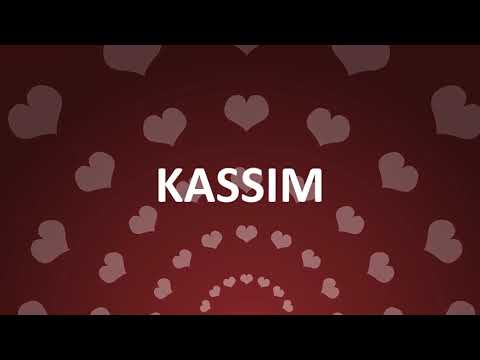 HAPPY BIRTHDAY KASSIM