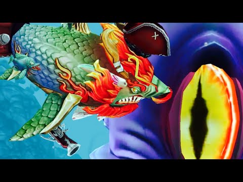 Legendary Great White vs Colossal Squid Boss! - Hungry Shark World