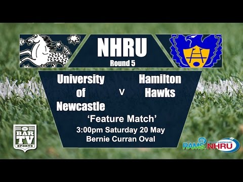 2017 NHRU Round 5 Premier 1 - Newcastle University v  Hamilton Hawks