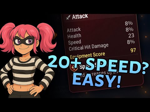 How hard is it to get 20+ speed gear? Epic Seven