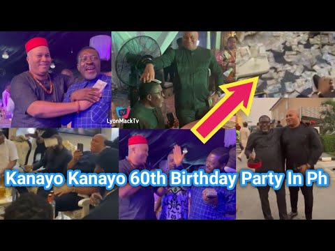 Igbo Billionaires Play With Money At Kanayo.O.Kanayo Birthday In Port Harcourt