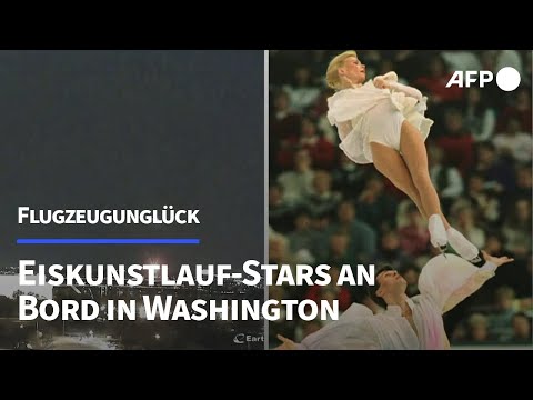Flugzeugunglück in Washington: Eislauf-Stars waren an Bord | AFP