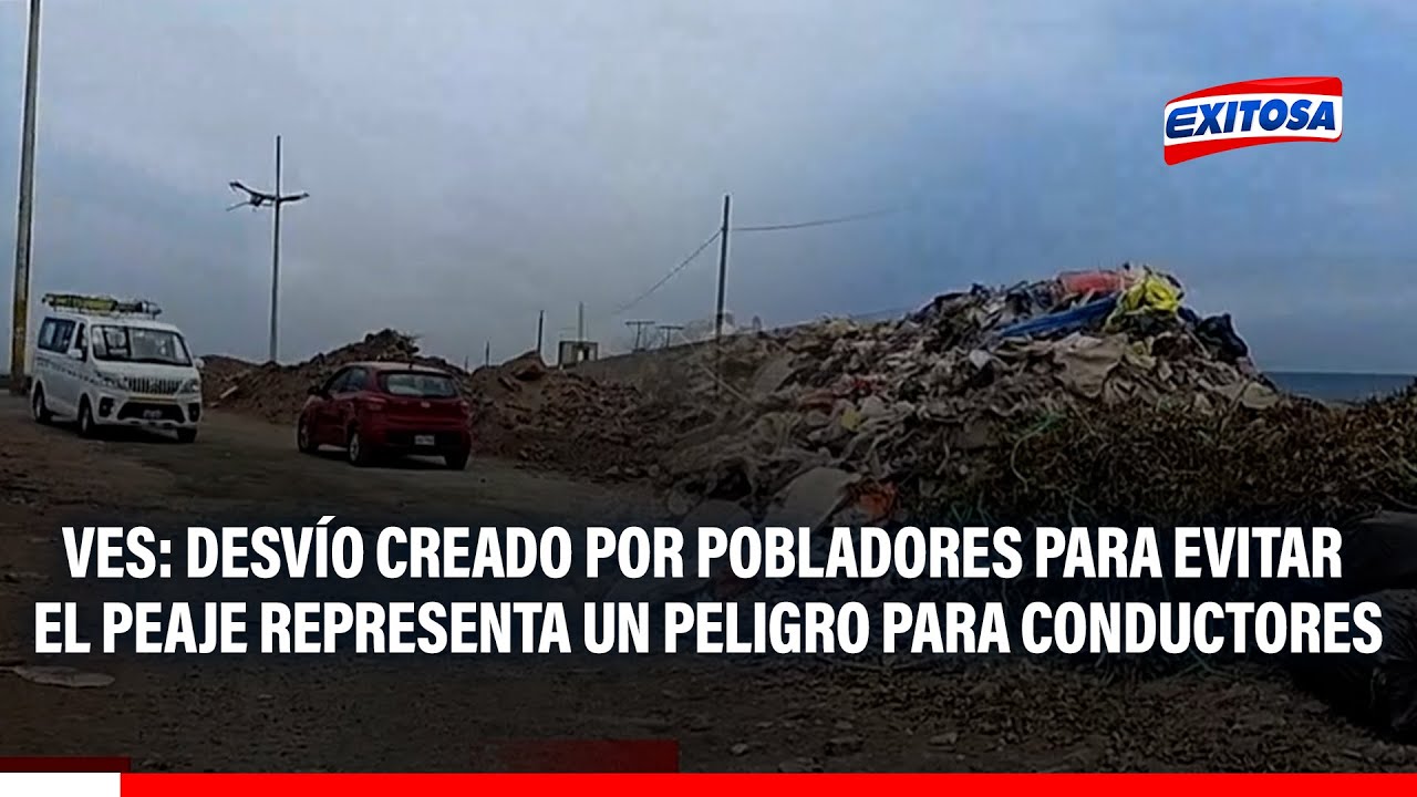 🔴🔵 VES: Desvío creado por pobladores para evitar el peaje representa un peligro para conductores