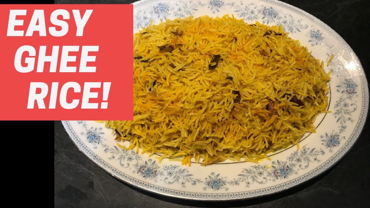 How to make GHEE RICE
