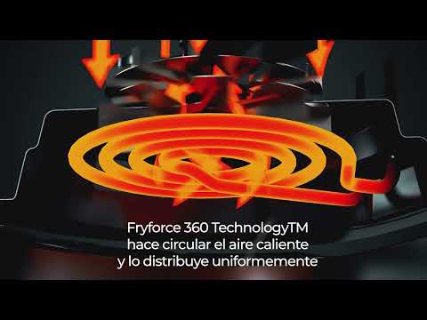 thumbnail video image 2 of Freidora de Aire Gourmia de 3.7 L / 4 Qt con 12 Preajustes de un Solo Toque Negra, 2 of 5