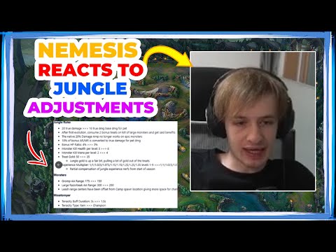 Nemesis Reacts to Jungle Adjustments [Patch 12.23]
