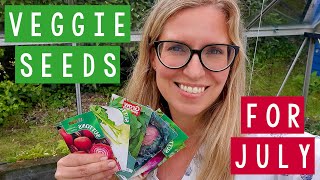 Vegetable Seeds to Sow in July