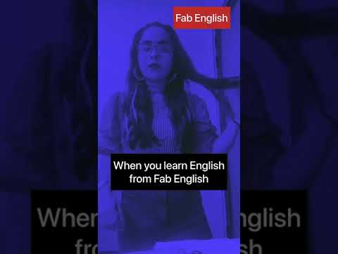 When You Learn English From Fab English😍 #shorts #youtubeshorts #ashortaday #funny #funnyshorts