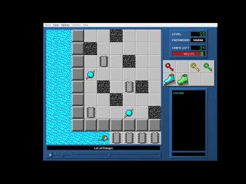 CCLP2 level 59 solution - 353 seconds