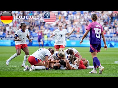 🔥 USA 1-0 Germany | Sophia Smith's Extra-Time Goal Sends USWNT to Paris 2024 Final!