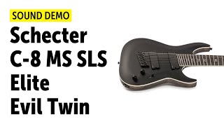 Video thumbnail for Schecter C-8 MS SLS Elite Evil Twin Sound Demo (no talking) by Guitar Bonedo