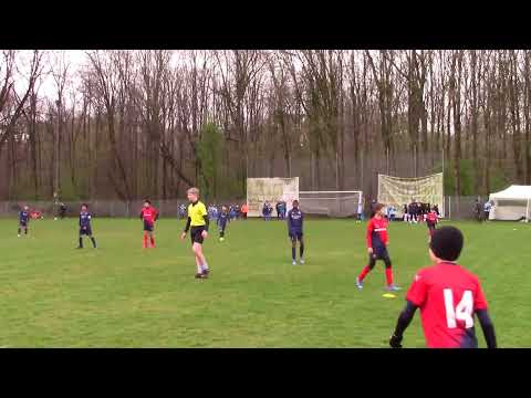 Rapid Vienna U11 vs 1860 Munchen. U11 Kids World Cup Oberrad 09.04.2022 Frankfurt.