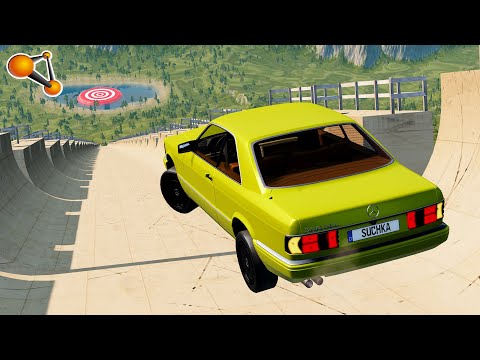 High speed freaky jumps #79 - Beamng Drive (GTA V Ramp Edition)