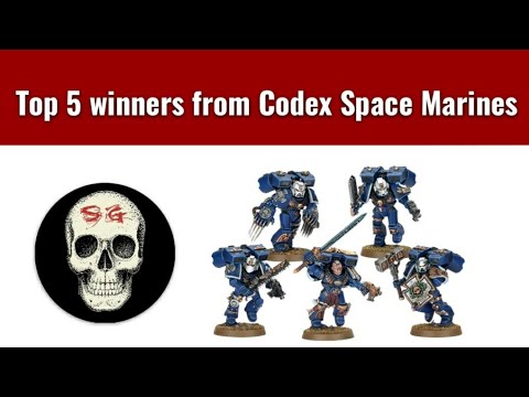 Top 5 winners from 9th Codex Space Marines