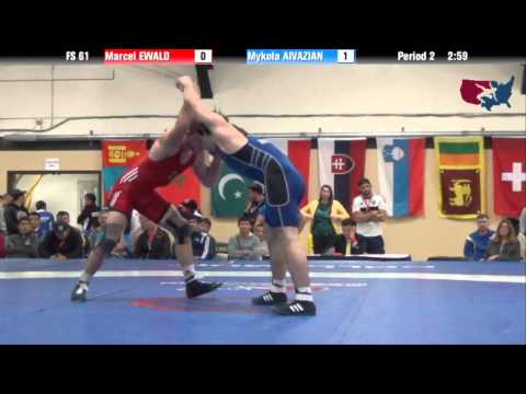 61 KG Bronze - Marcel Ewald (GER) vs Mykola Aivazian (UKR)