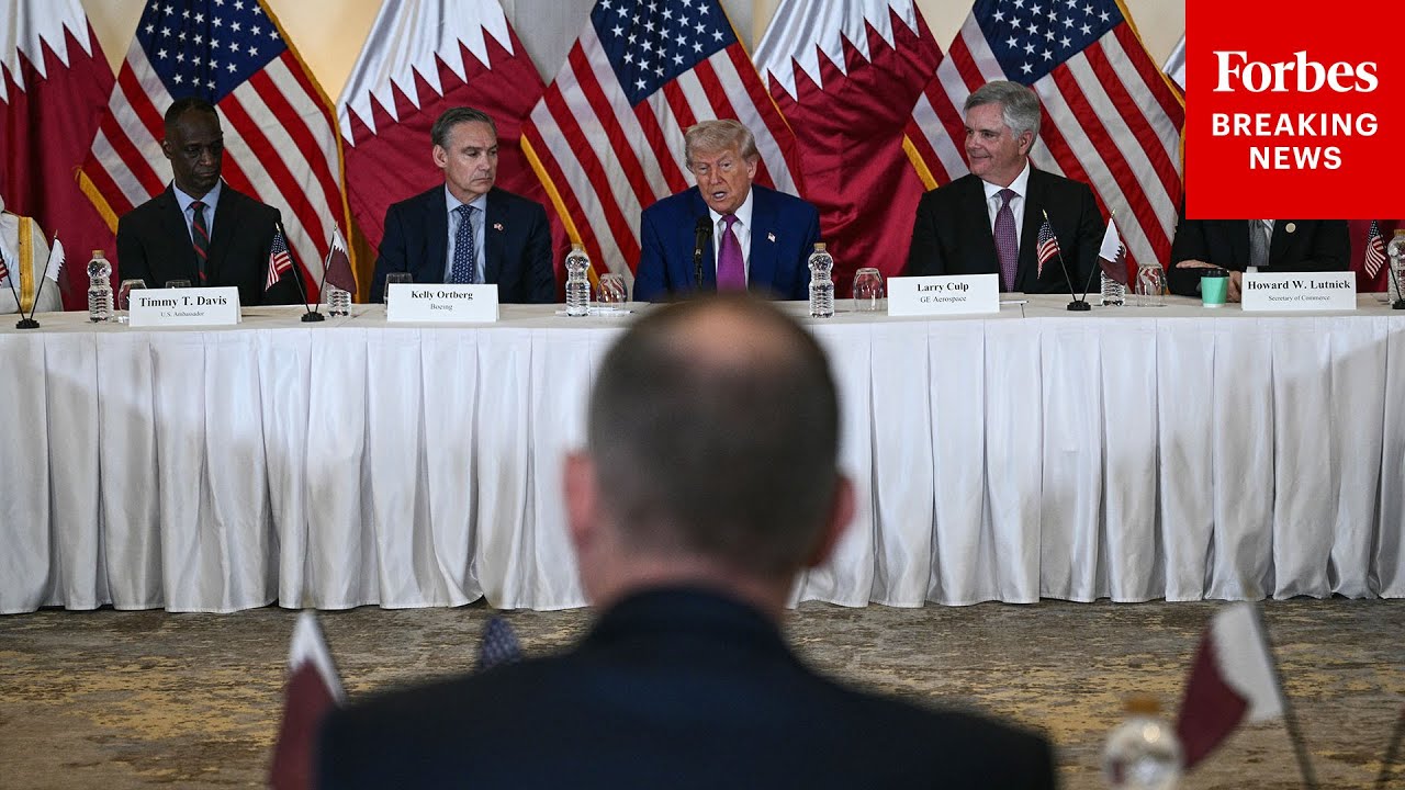 FULL EVENT: Trump And Top Business Leaders Hold Roundtable In Doha, Qatar