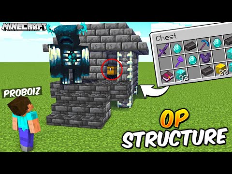 Minecraft But I Can Craft New OP STRUCTURES...