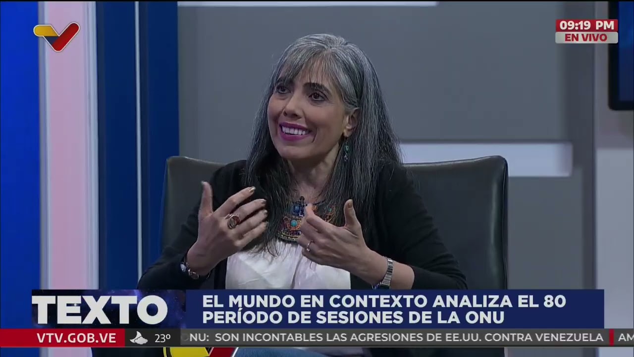 María Fernanda Barreto en El Mundo en Contexto sobre la sesión de la Asamblea General de la ONU