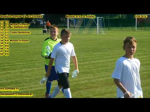 Skrót meczu młodzików Słowianin Grębów - KS Żupawa (24.08.2019)