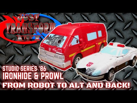JUST TRANSFORM IT!: Studio Series '86 Ironhide & Prowl