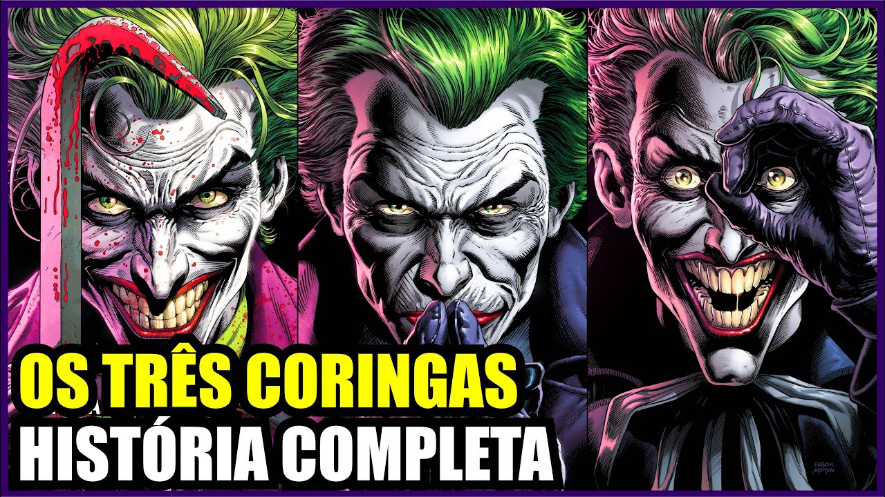 BATMAN: OS TRÊS CORINGAS HISTÓRIA COMPLETA