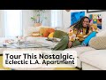 Tour This Nostalgic, Eclectic L.A. Apartment Filled With Art & Color | Handmade Home