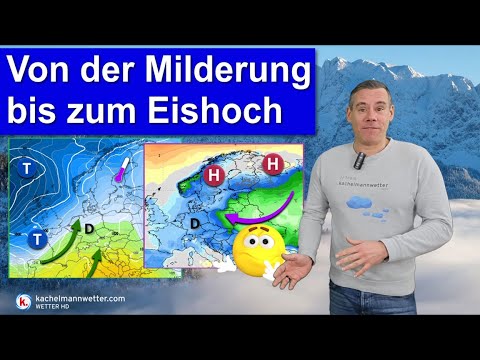 Milderung, Eis-Hoch nah im Osten - Winter-Rückkehr noch im Januar?