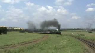 preview picture of video 'RS New Years Day 2010 Steam Special from Magaliesburg'