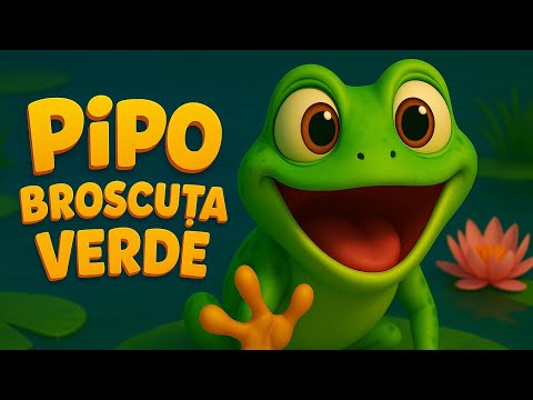🎵 Pipo – Broscuța Verde 🐸 | Cântec vesel pentru copii cu broscuțe și fluturi | Zuzu World