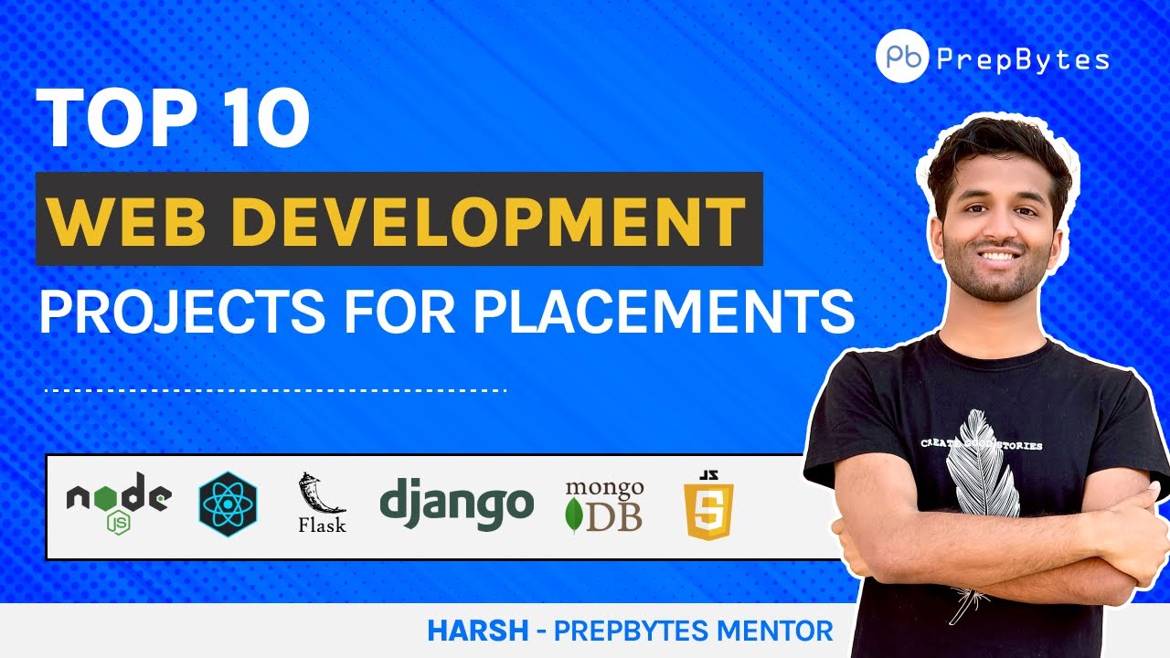 Top 10 Web Development Projects For Final Year Placements in 10 Minutes | Target To Crack Placement