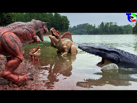 SPINOSAURUS VS CARNOTAURUS| REXY ADVENTURE 🦖 Jurassic World| Movie for Families| TCF CREATOR