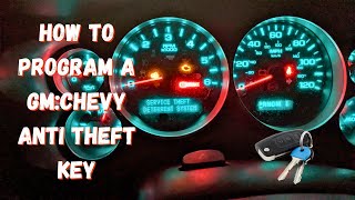 How to Program a GM:Chevy Anti Theft Key After PCM Swap