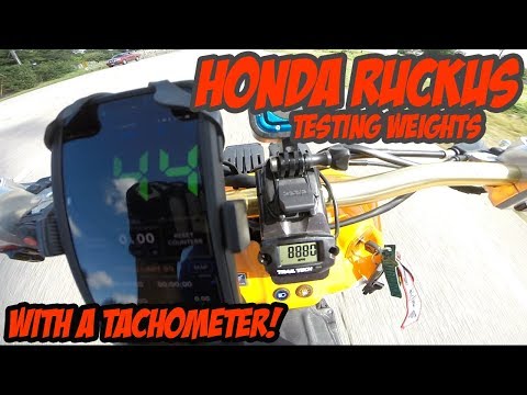TESTING Three different Dr Pully weight sets on the Honda Ruckus | Ever wanted to know?